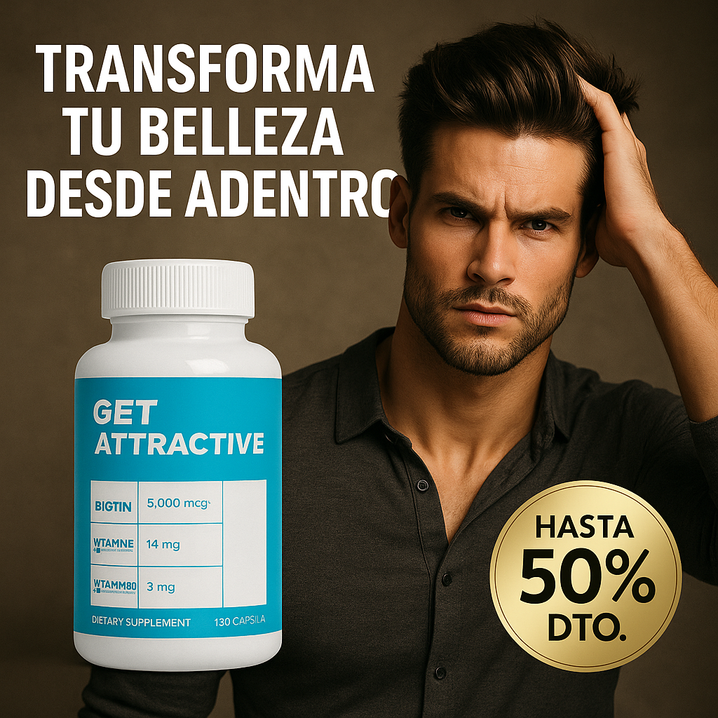 GET ATRACTIVE - BELLEZA MASCULINA / VUELVE A LOS 20 👨🏻🦱⚡