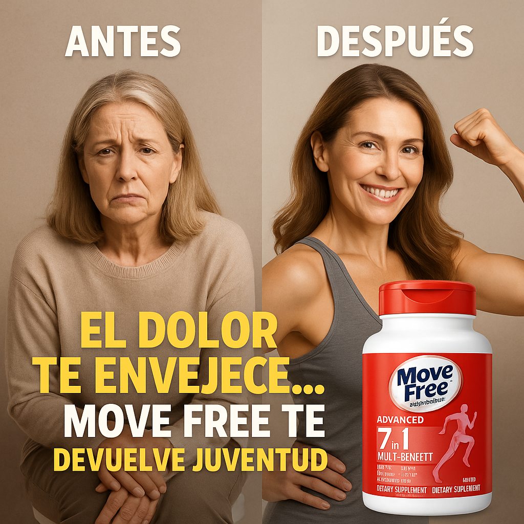 MOVE FREE - REDUCE LA VEJEZ Y ELIMINA EL DOLOR ARTICULAR ♥️👩🏻🔬✨