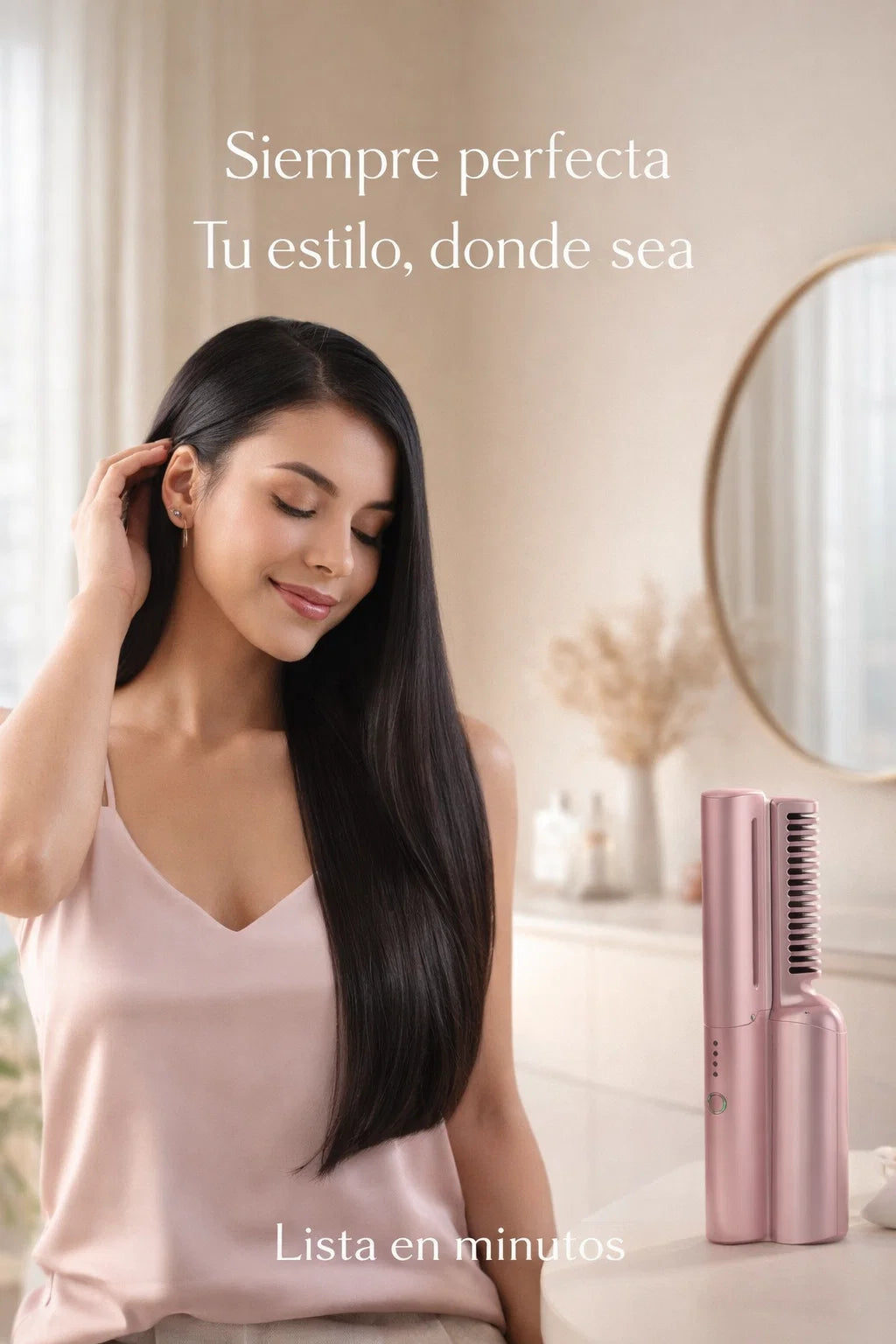 Peine Plancha - Alisadora 2 En 1 🪮💇🏻♀️✨