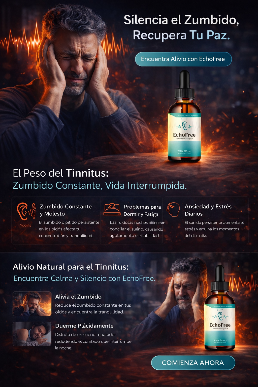 Gotas Echofree para el oído/ Alivia la tinnitus  🦻🏻👴🏻✨