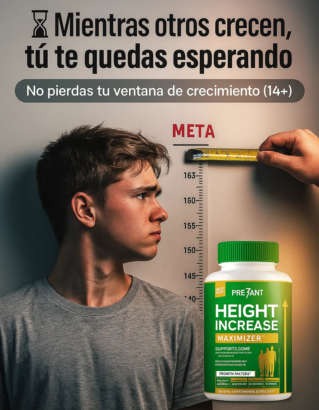 Height Increase  - Capsulas del Crecimiento Natural 🦒📈📏